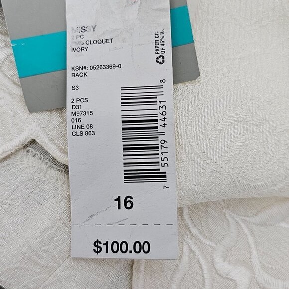 Danny And Nicole Cream Embroidered Two Piece Jacket And Dress - Picture 7 of 16